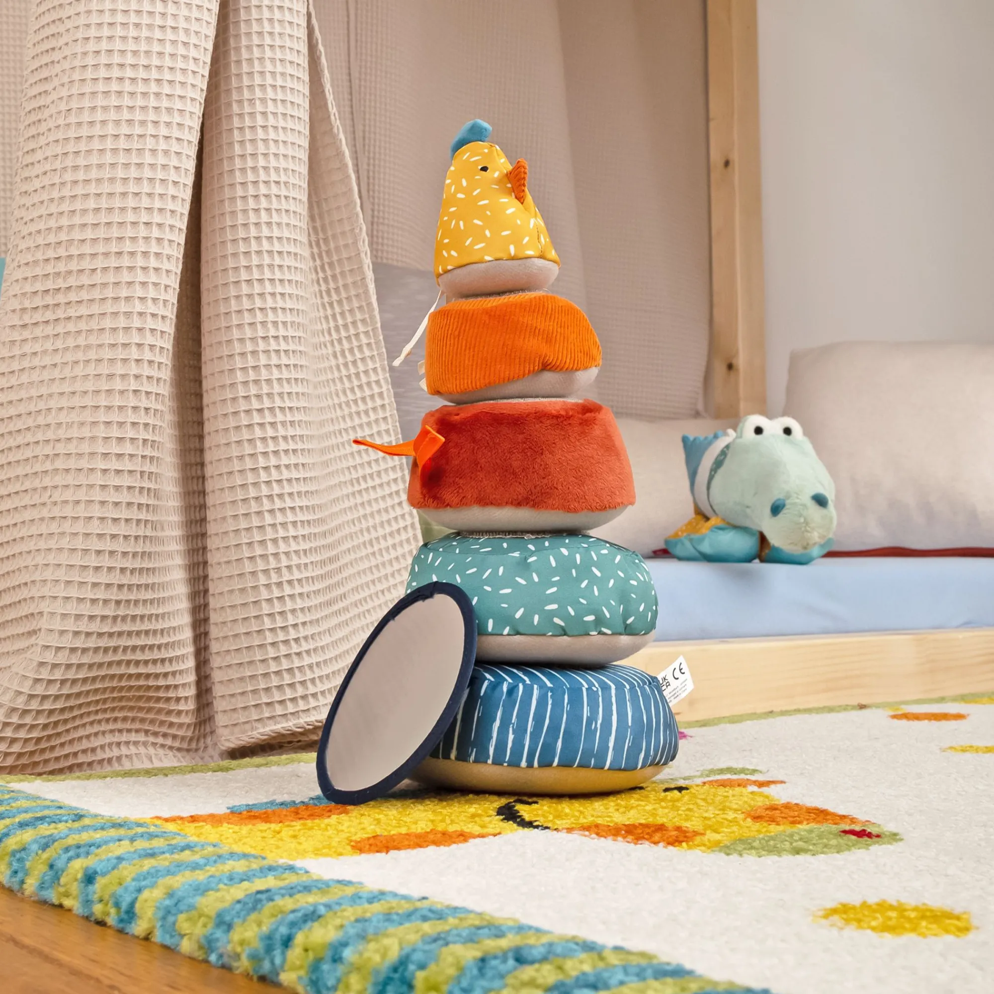 Sigikid Babyspielzeug|Baby Aktiv Stapelturm Vogel