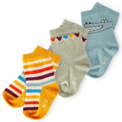 Sigikid Kollektion Happy Crocodile|Baby 3Er Socken-Set Happy Crocodile