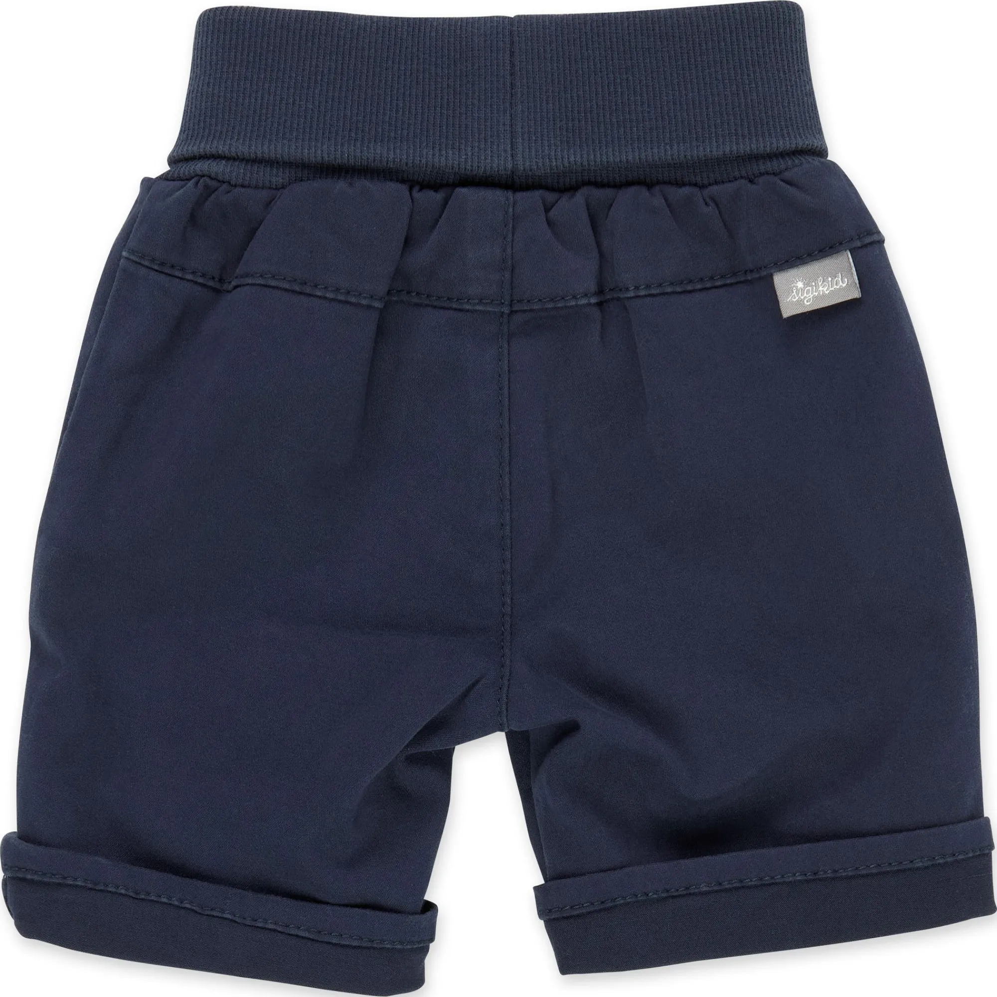 Sigikid Kollektion Gelber Traktor|Baby Gabardine Bermuda In Dunkelblau