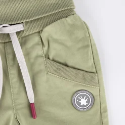 Sigikid Kollektion Happy Crocodile|Baby Gabardine Hose, Grun