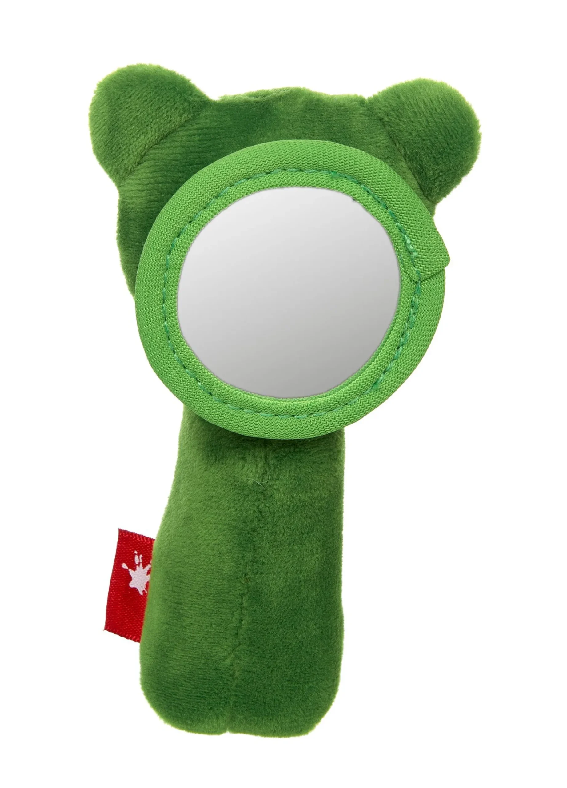 Sigikid Babyspielzeug|Baby Greifling Frosch Mit Spiegel, Red Stars