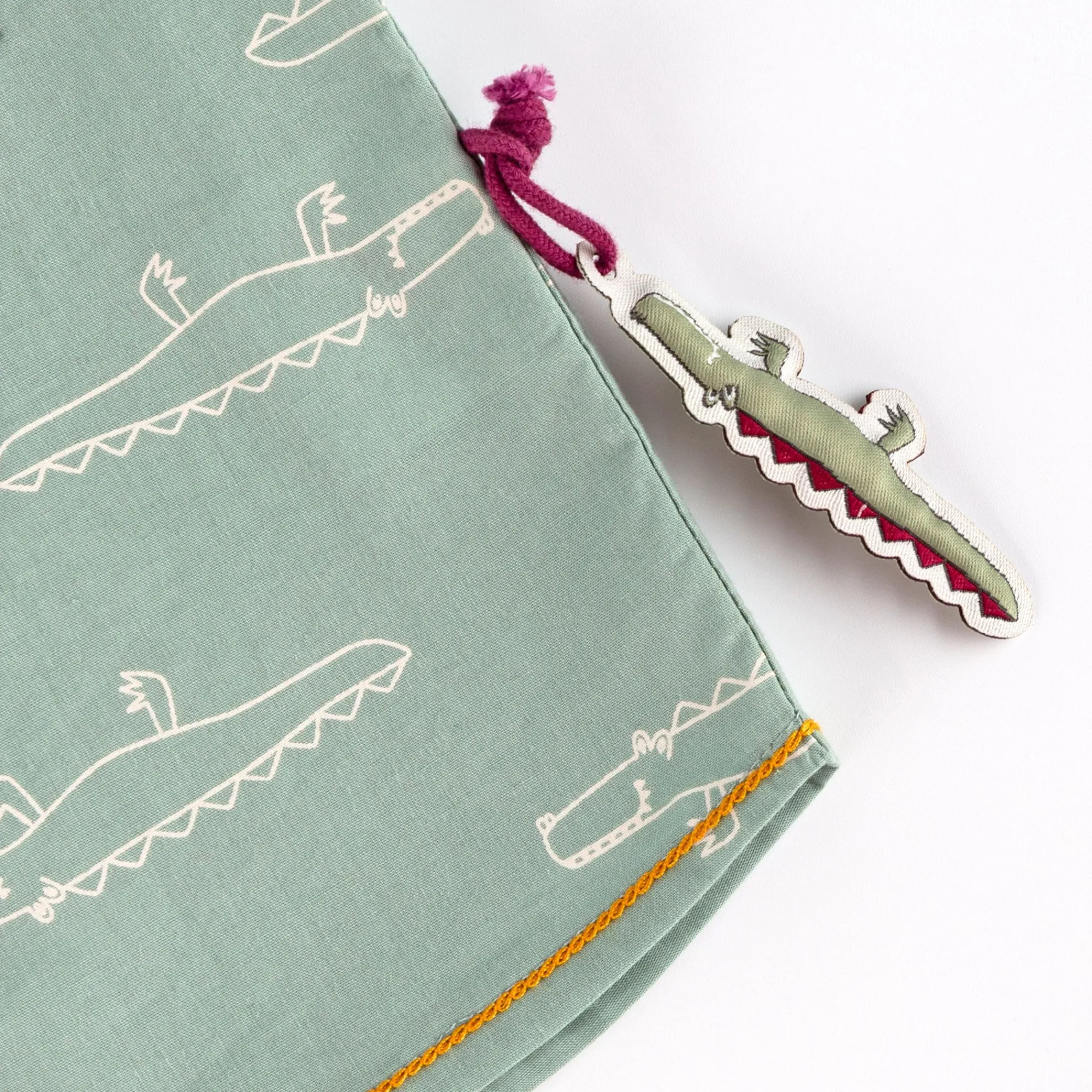 Sigikid Kollektion Happy Crocodile|Baby Hemd In Pastellgrun, Kurzarm