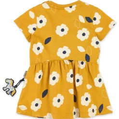 Sigikid Kollektion Tupfen Pony|Baby Kleid Gelb Mit Weisen Blumchen