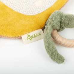 Sigikid Green Spielsachen|Baby Knistergreifling Eule, Green Bio Kollektion