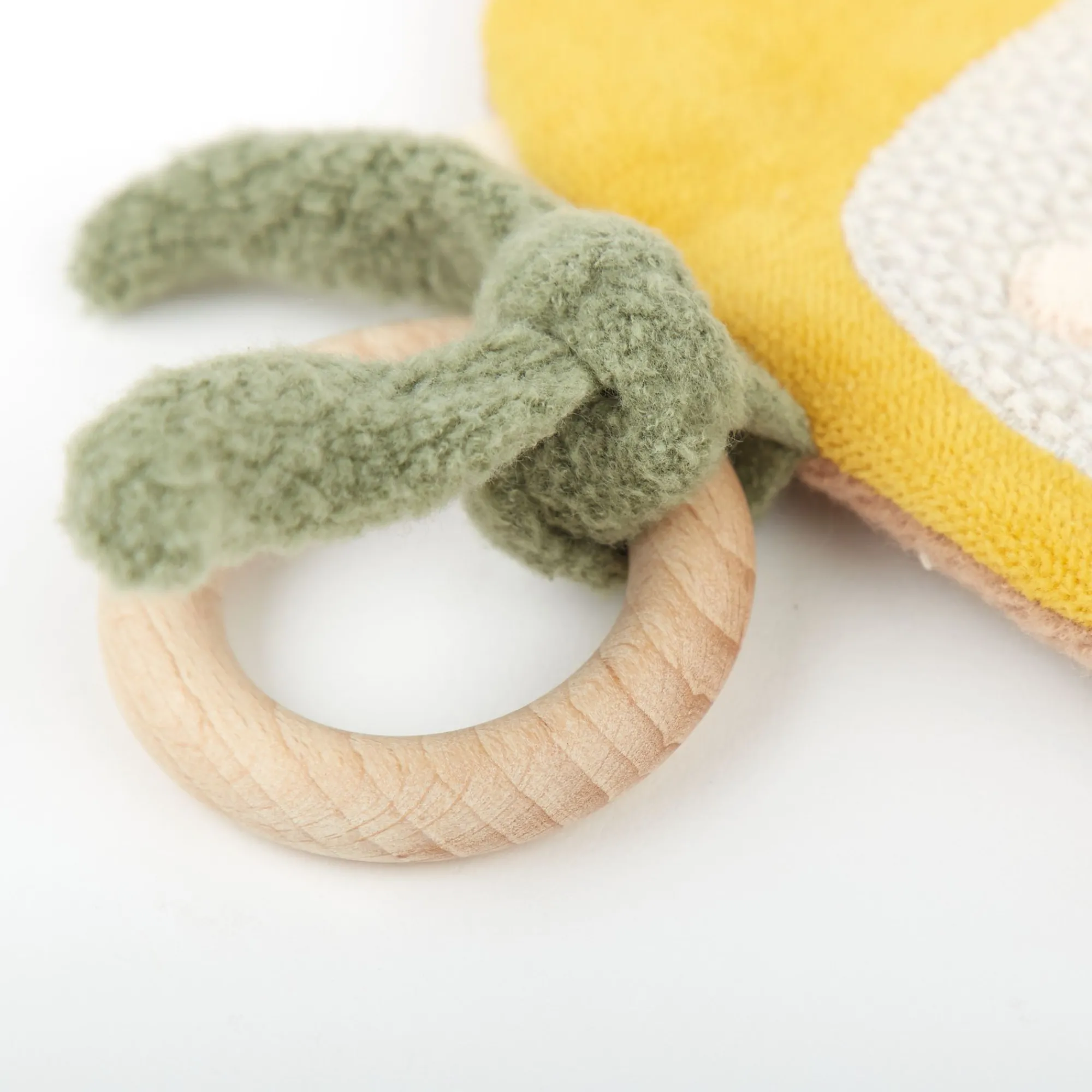 Sigikid Green Spielsachen|Baby Knistergreifling Eule, Green Bio Kollektion