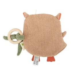 Sigikid Green Spielsachen|Baby Knistergreifling Eule, Green Bio Kollektion