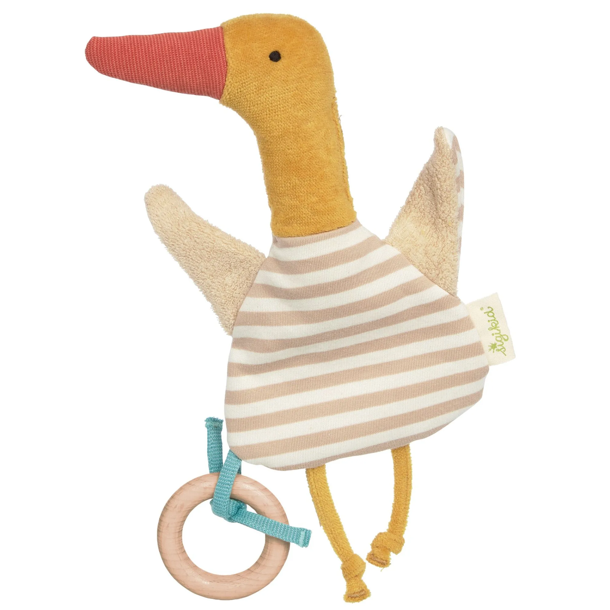 Sigikid Green Spielsachen|Baby Knistertuch Ente, Green Collection