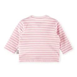 Sigikid Kollektion Newborn|Baby Langarm Ringelshirt Kronchen Bar, Rosa