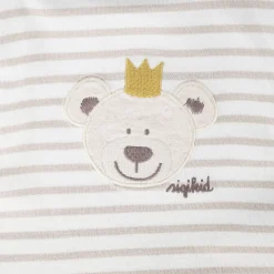 Sigikid Kollektion Newborn|Baby Langarm Ringelshirt Kronchen Bar, Beige