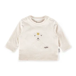Sigikid Kollektion Newborn|Baby Langarmshirt Kronchen Bar, Beige