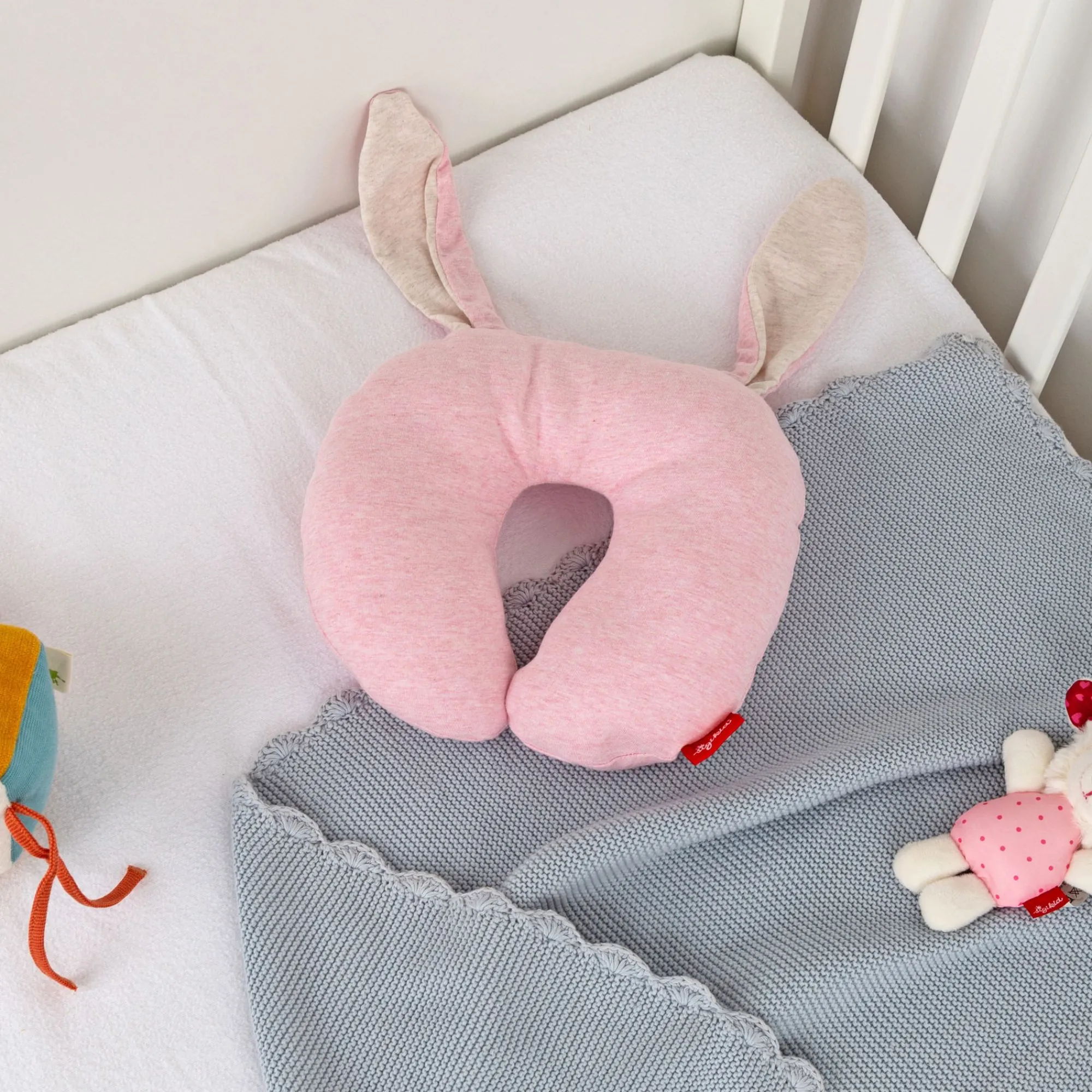 Sigikid Decken & Kissen|Baby Nackenkissen Hase