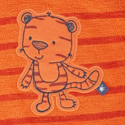 Sigikid Kollektion Wild Adventure|Baby Ringel T-Shirt Mit Tiger Motiv, Orange-Rot