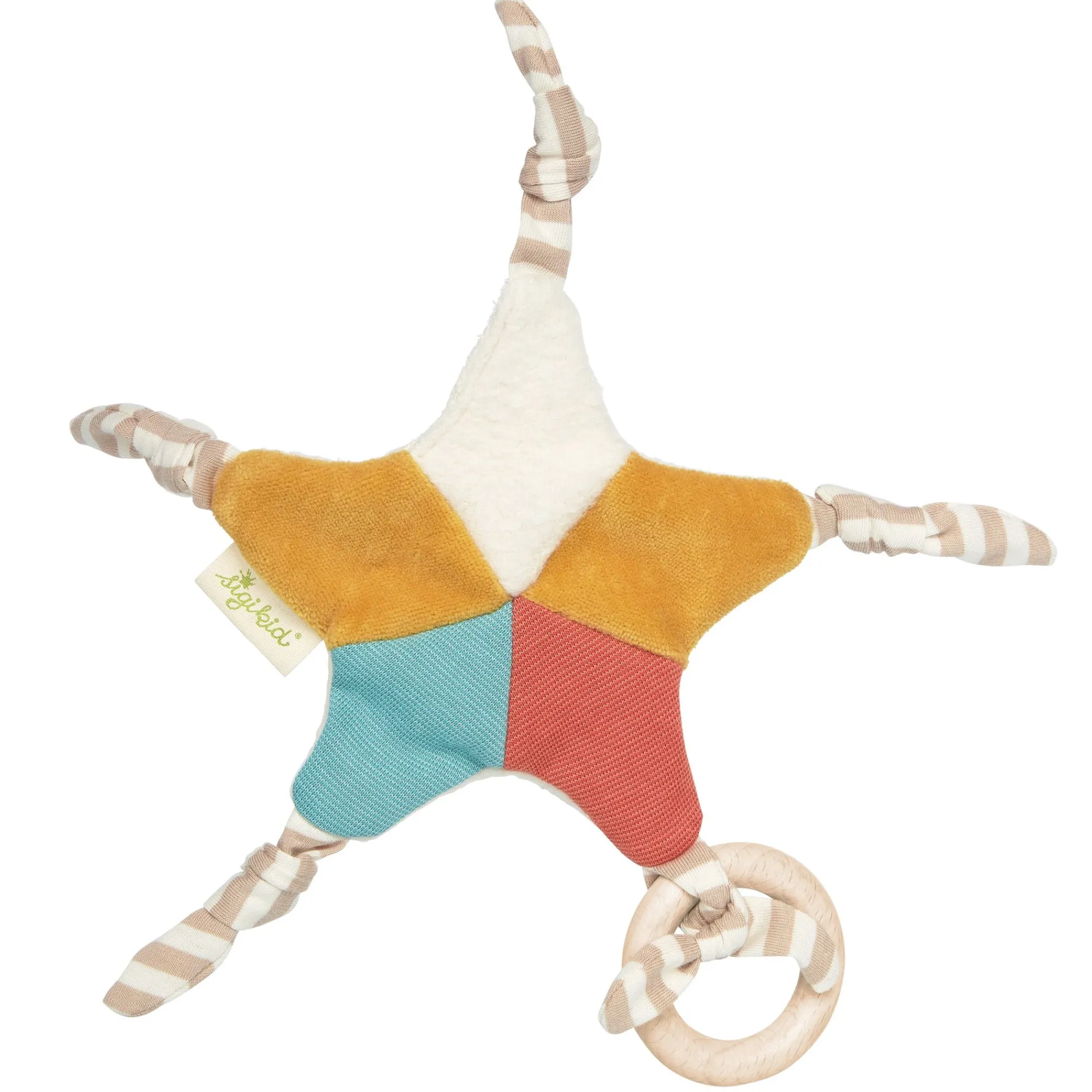 Sigikid Schnuffeltucher|Baby Schnuffeltuch Stern, Green Collection