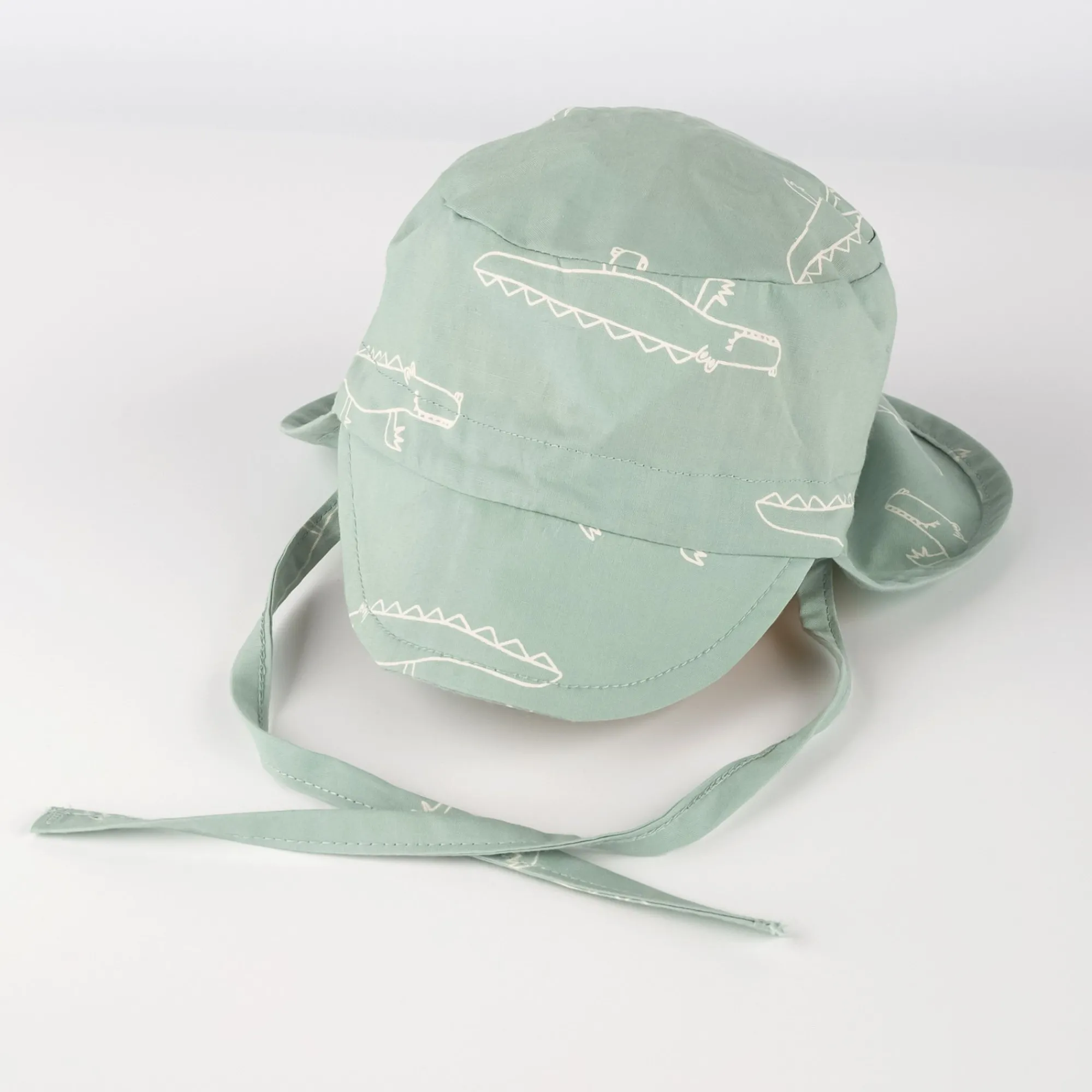 Sigikid Kollektion Happy Crocodile|Baby Sonnenhut Krokodil Mit Nackenschutz