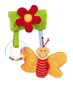 Sigikid Lernspielzeug|Baby Spiel-Anhanger Schmetterling, Playq