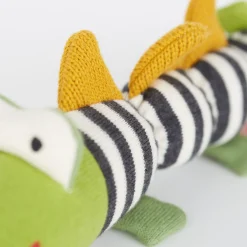 Sigikid Babyspielzeug|Baby Strick Greifling Krokodil