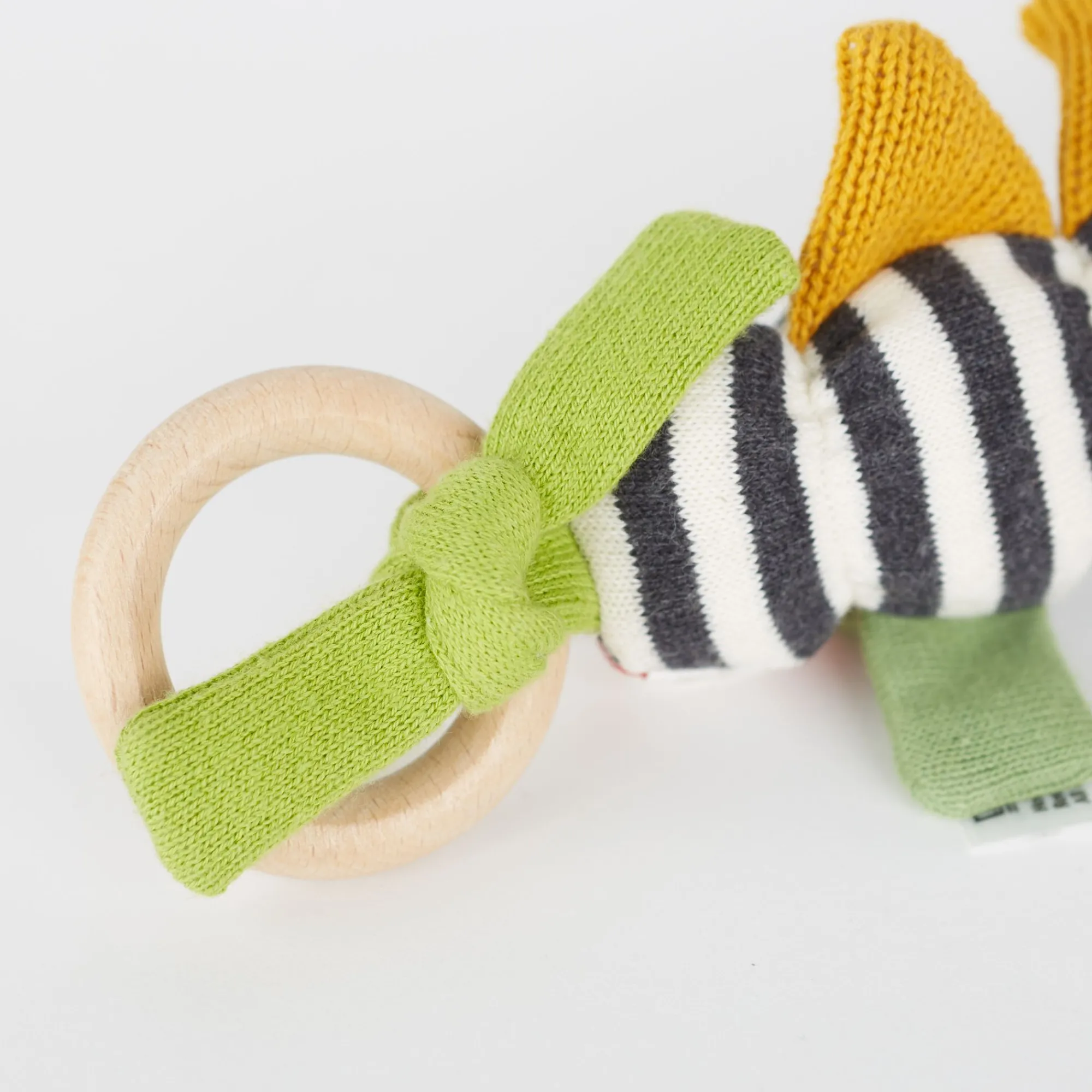 Sigikid Babyspielzeug|Baby Strick Greifling Krokodil