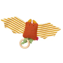 Sigikid Babyspielzeug|Baby Strick-Greifling Fledermaus