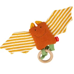 Sigikid Babyspielzeug|Baby Strick-Greifling Fledermaus
