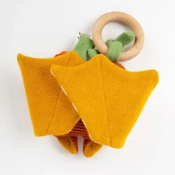 Sigikid Babyspielzeug|Baby Strick-Greifling Fledermaus