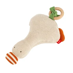 Sigikid Babyspielzeug|Baby Strick-Greifling Gans