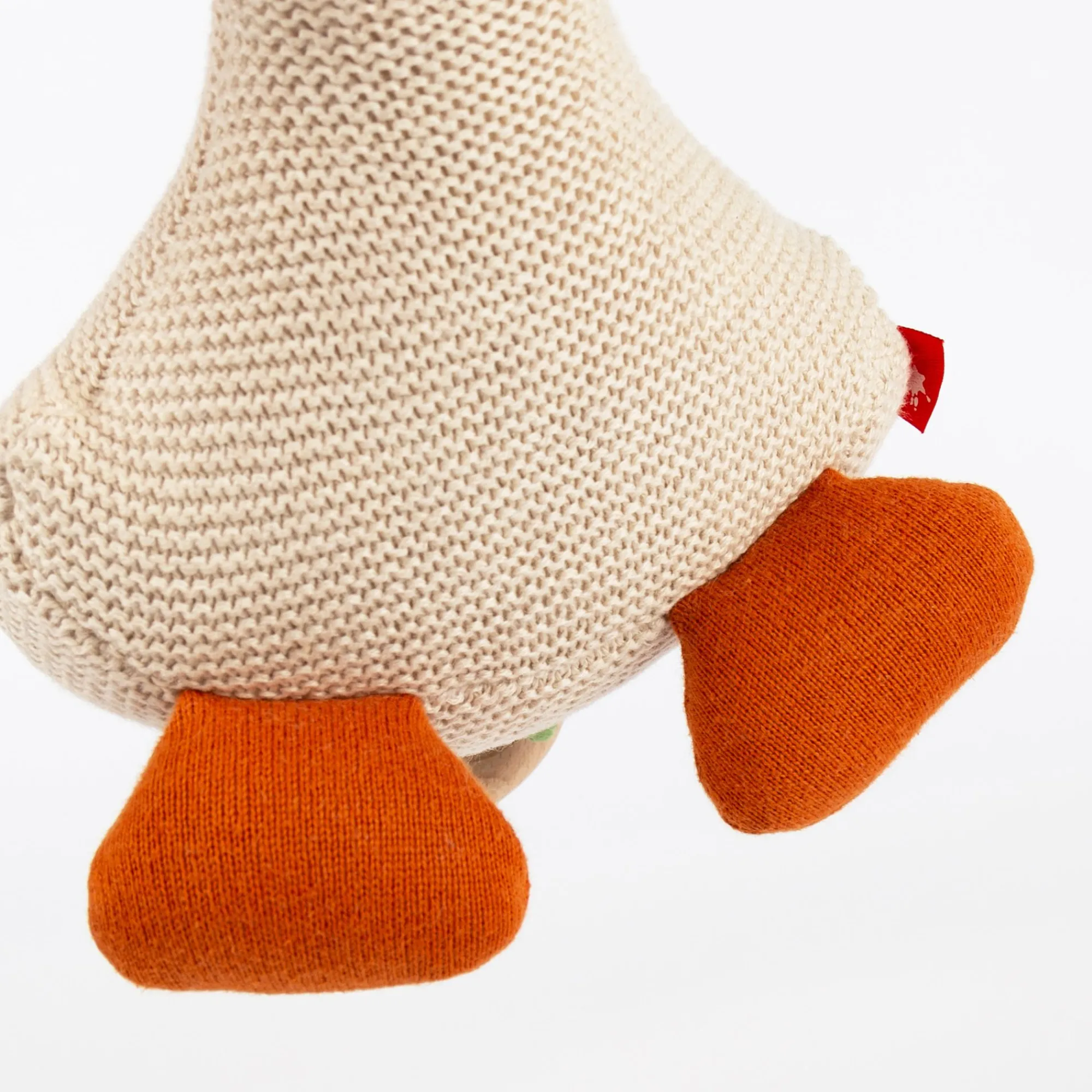 Sigikid Babyspielzeug|Baby Strick-Greifling Gans