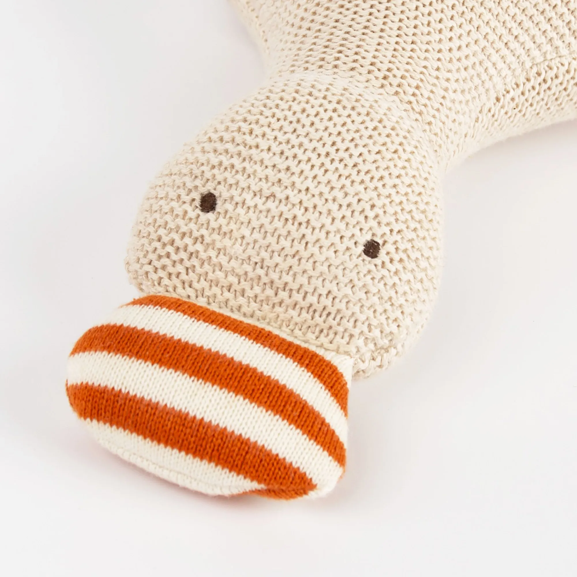 Sigikid Babyspielzeug|Baby Strick-Greifling Gans