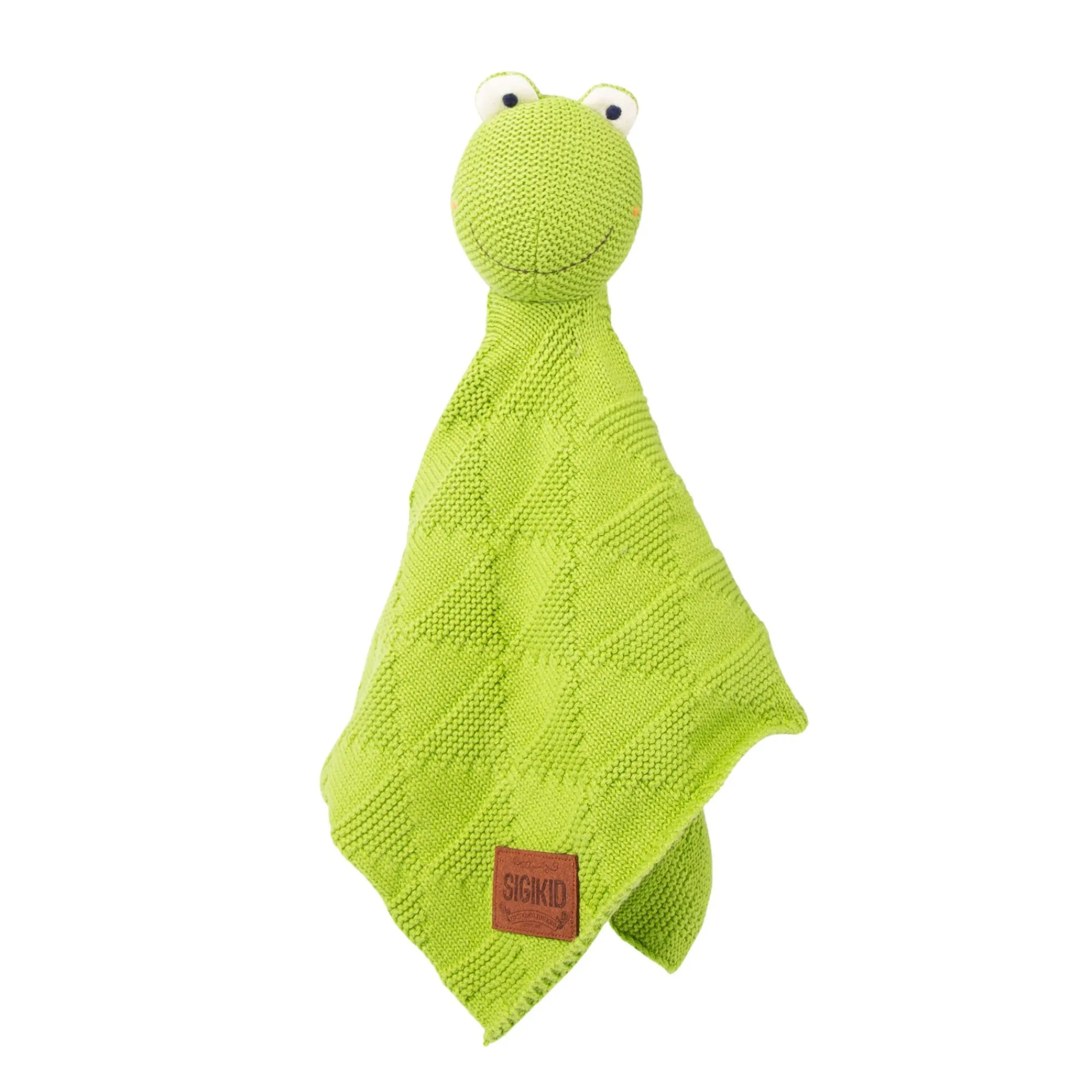 Sigikid Schnuffeltucher|Baby Strick-Schnuffeltuch Frosch