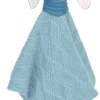 Sigikid Schnuffeltucher|Baby Strick-Schnuffeltuch Hase Blau
