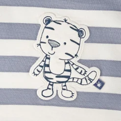 Sigikid Kollektion Wild Adventure|Baby T-Shirt Mit Tiger Motiv, Weis-Grau