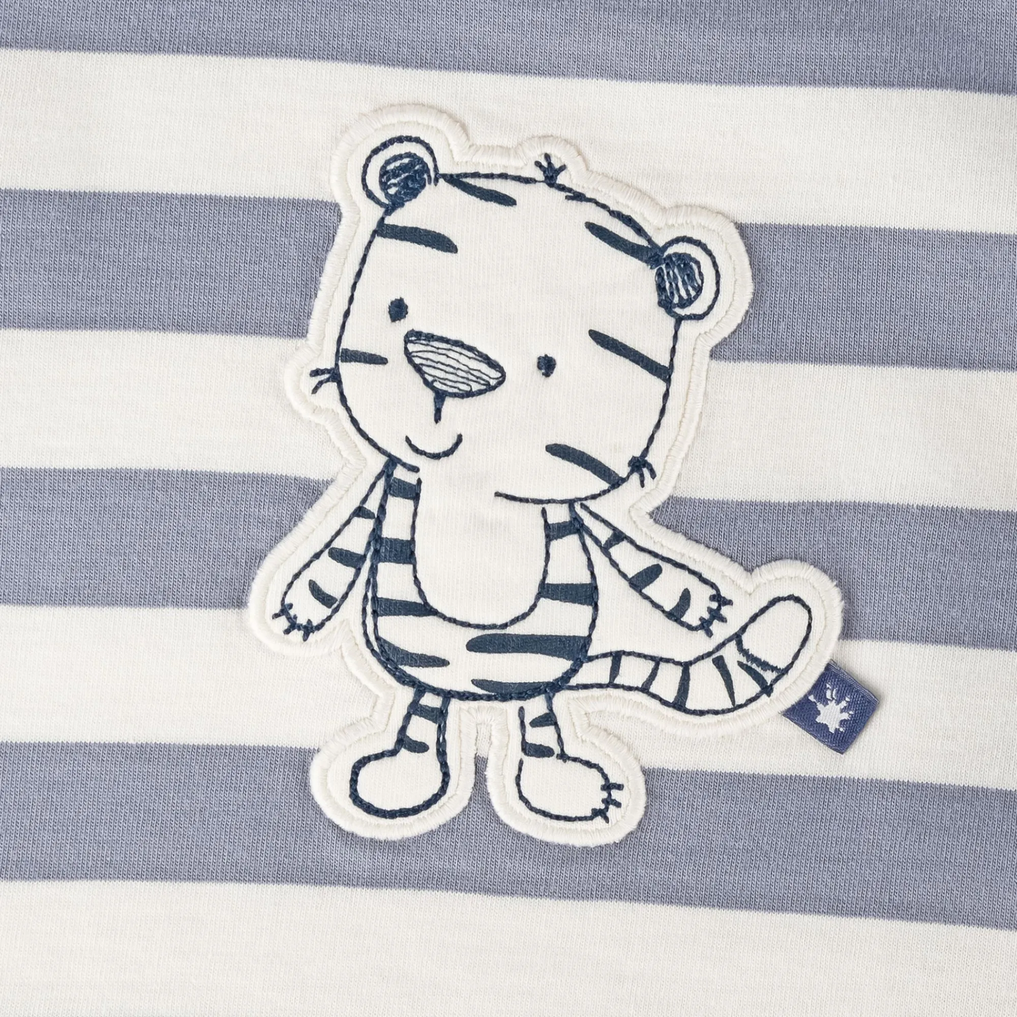Sigikid Kollektion Wild Adventure|Baby T-Shirt Mit Tiger Motiv, Weis-Grau