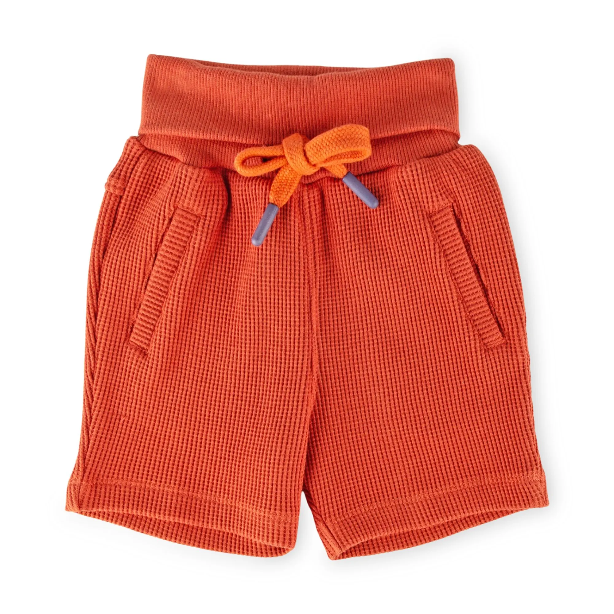 Sigikid Kollektion Wild Adventure|Baby Waffelpique Bermuda, Orangerot