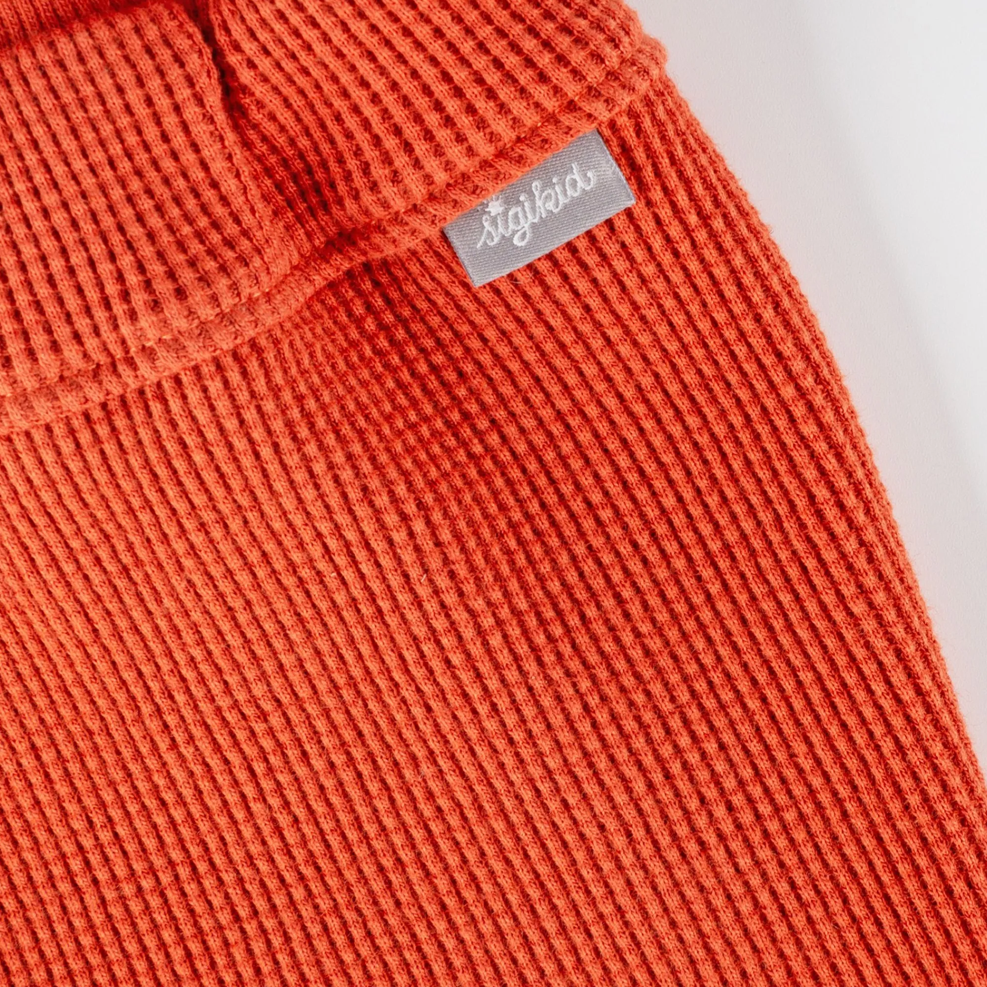 Sigikid Kollektion Wild Adventure|Baby Waffelpique Bermuda, Orangerot