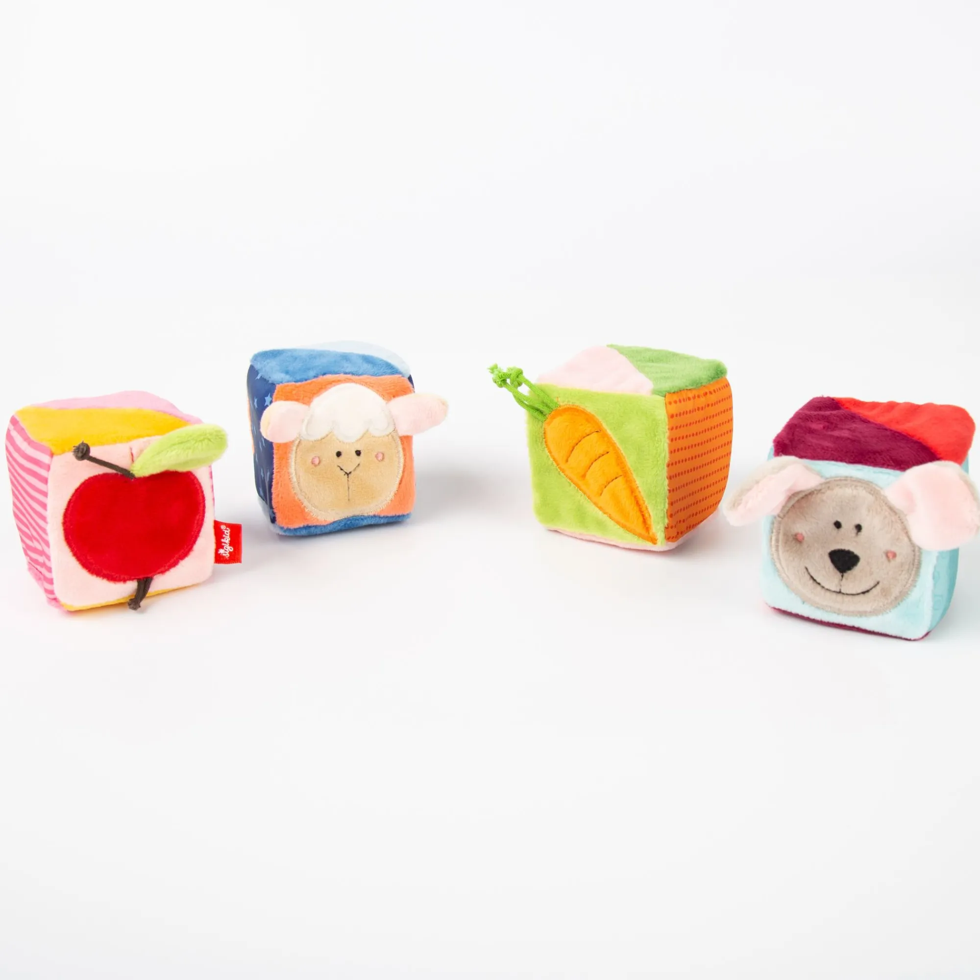 Sigikid Lernspielzeug|Baby Wurfel Set, Playq