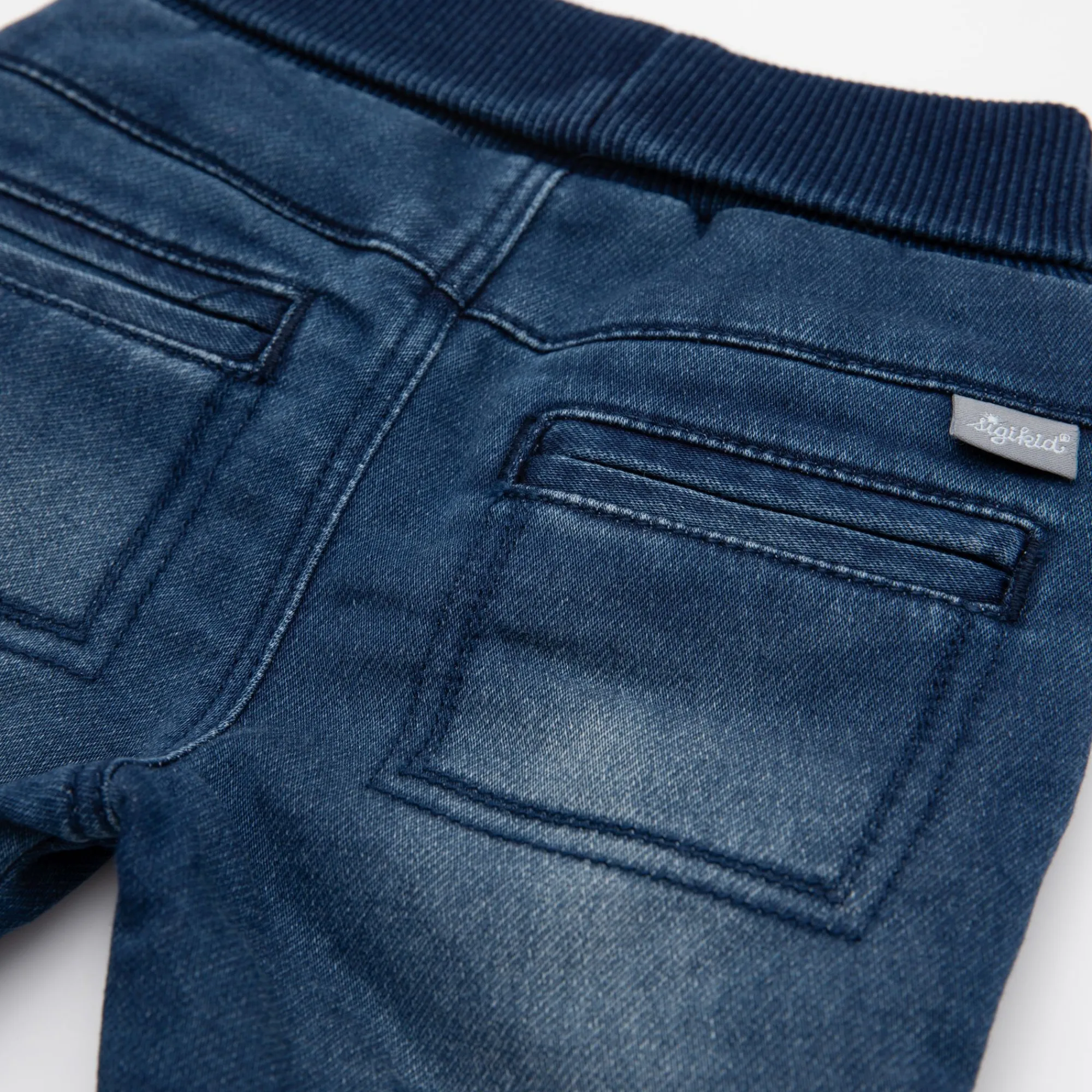 Sigikid Lange Hosen|Babyjeans Mit Beinbundchen In Dunkelblau