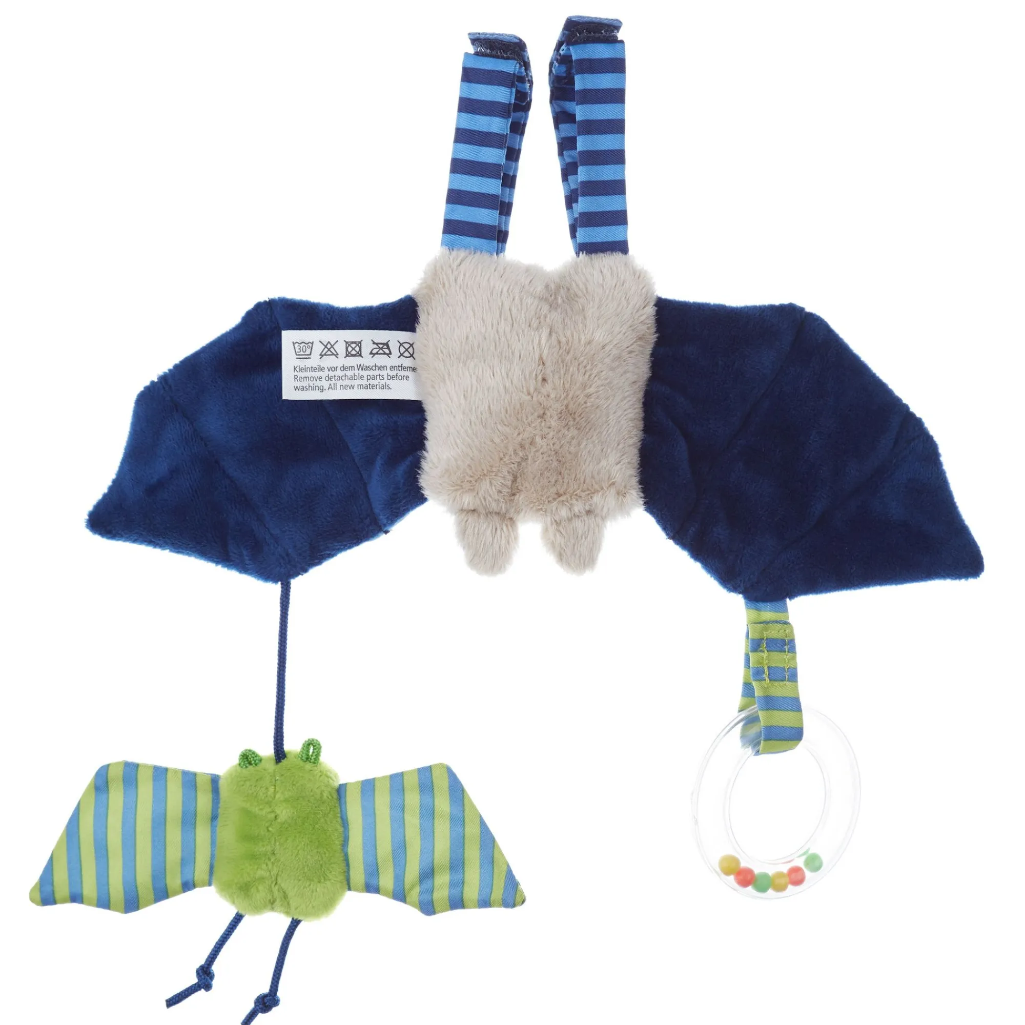 Sigikid Babyspielzeug|Babyschalenanhanger Fledermaus