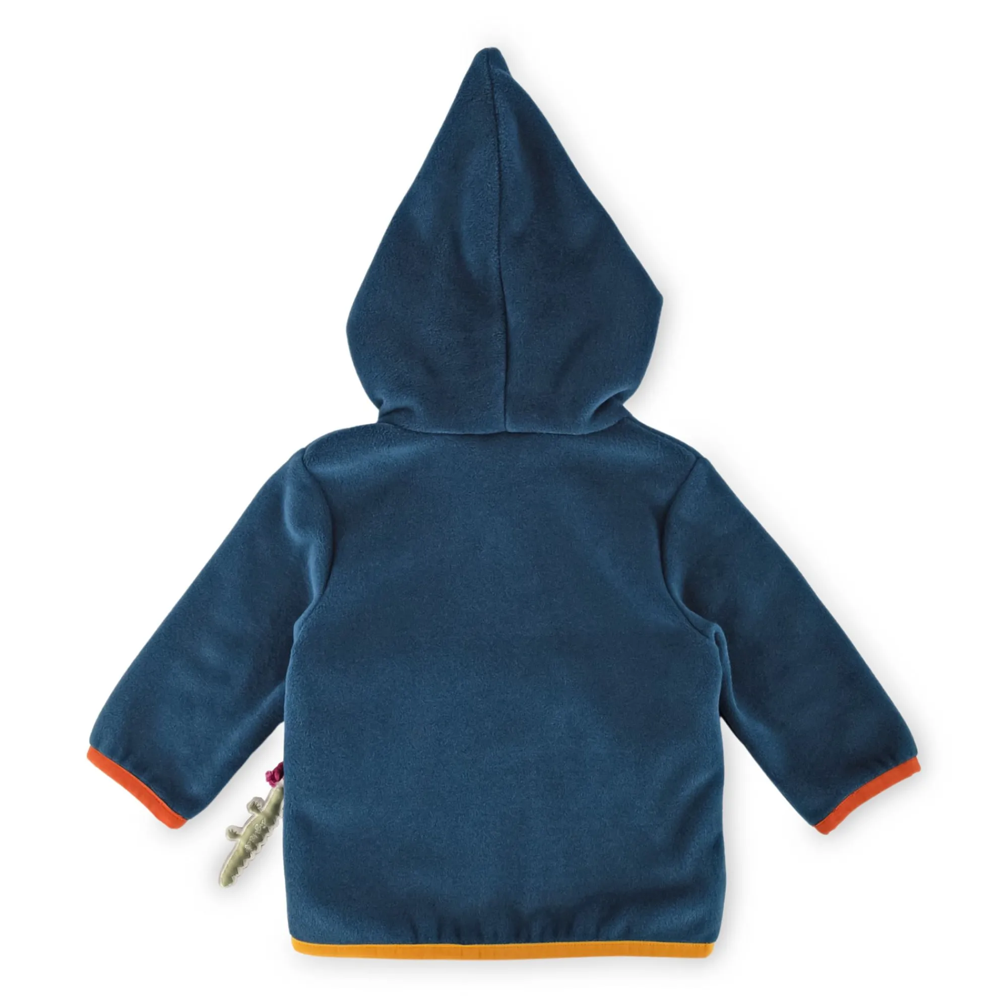Sigikid Kollektion Happy Crocodile|Blaue Baby Fleecejacke Mit Kapuze