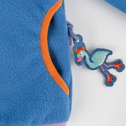 Sigikid Kollektion Wild Flamingo|Blaue Baby Fleecejacke Wild Flamingo