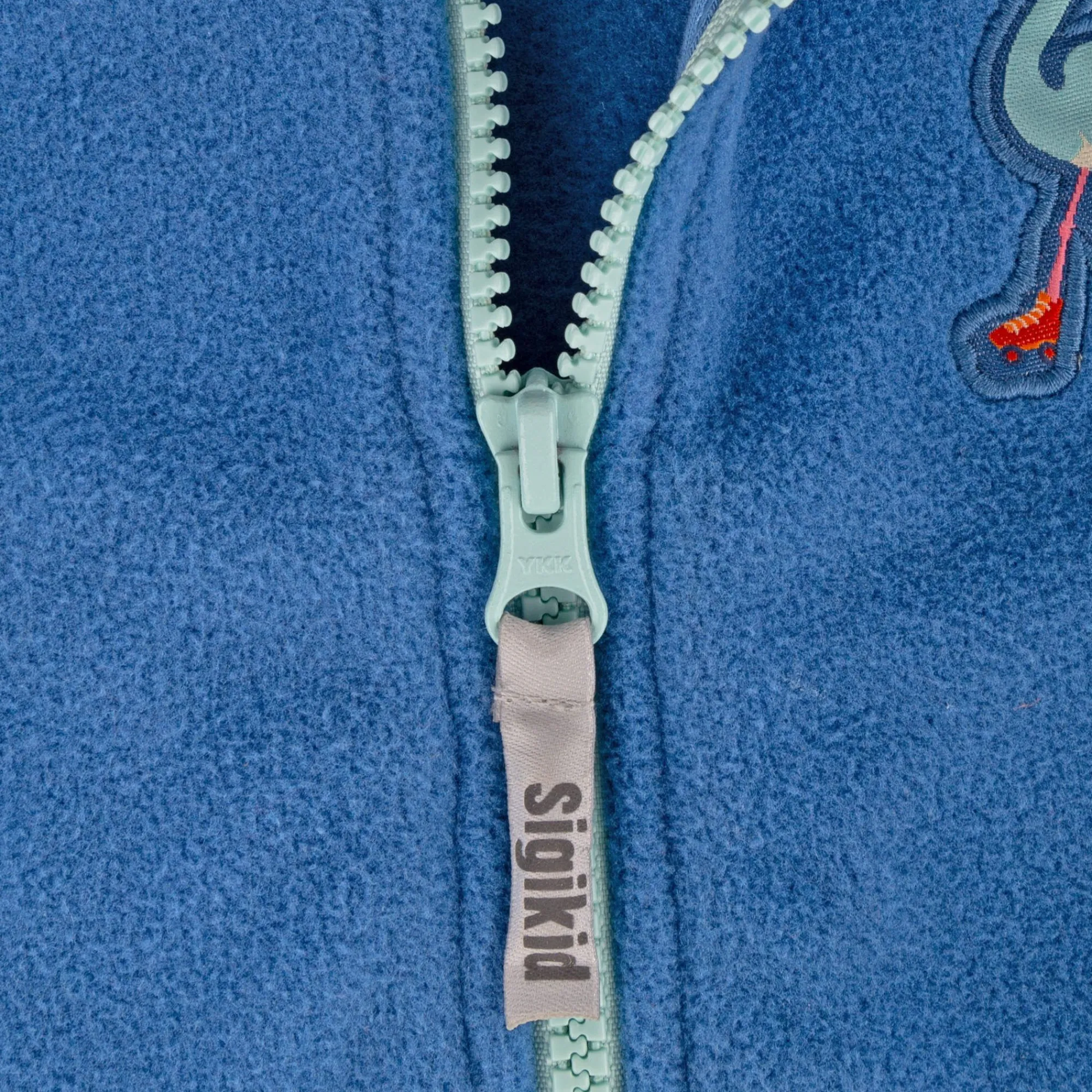 Sigikid Kollektion Wild Flamingo|Blaue Baby Fleecejacke Wild Flamingo