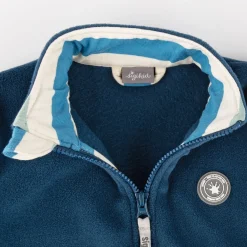 Sigikid Kollektion Happy Crocodile|Blaue Fleecejacke Happy Crocodile