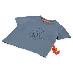 Sigikid Kollektion Wild Adventure|Blaues Baby T-Shirt Mit Tiger Motiv, Blau
