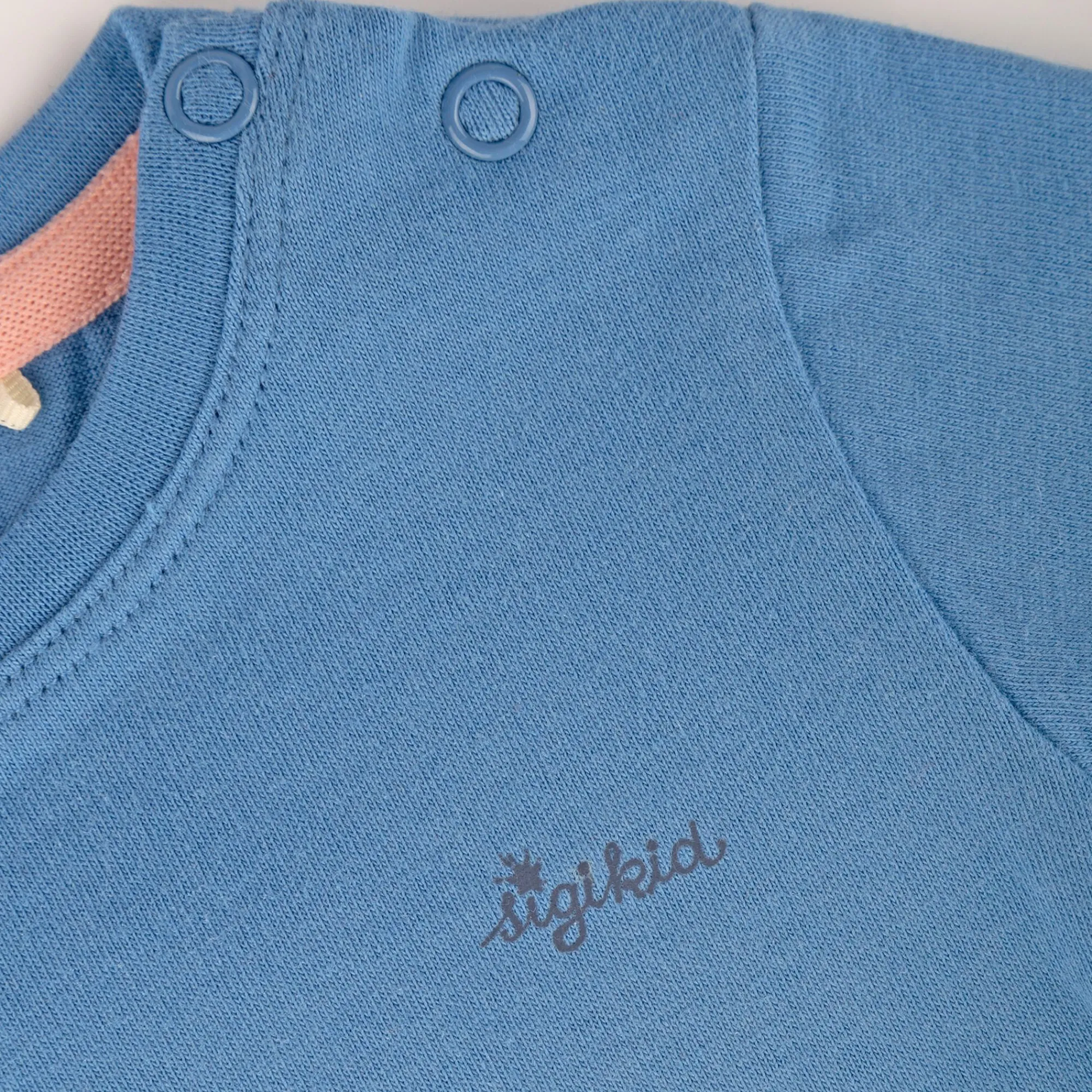 Sigikid Kollektion Wild Flamingo|Blaues Baby T-Shirt Mit Wild Flamingo Motiv