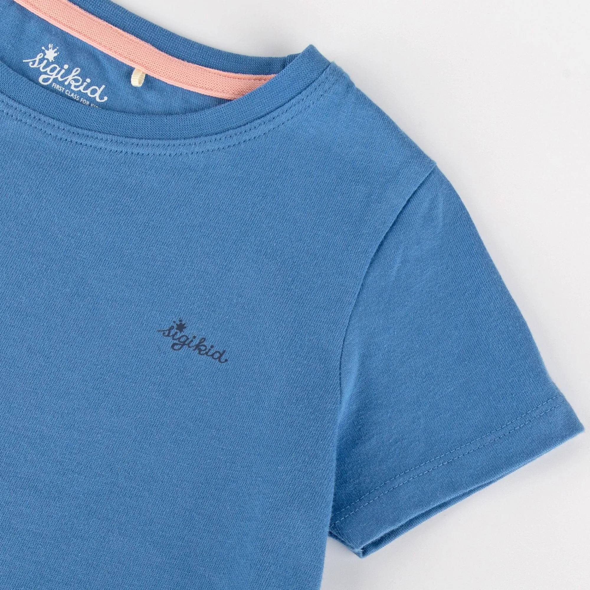 Sigikid Kollektion Wild Flamingo|Blaues Kinder T-Shirt Mit Flamingo Motiv