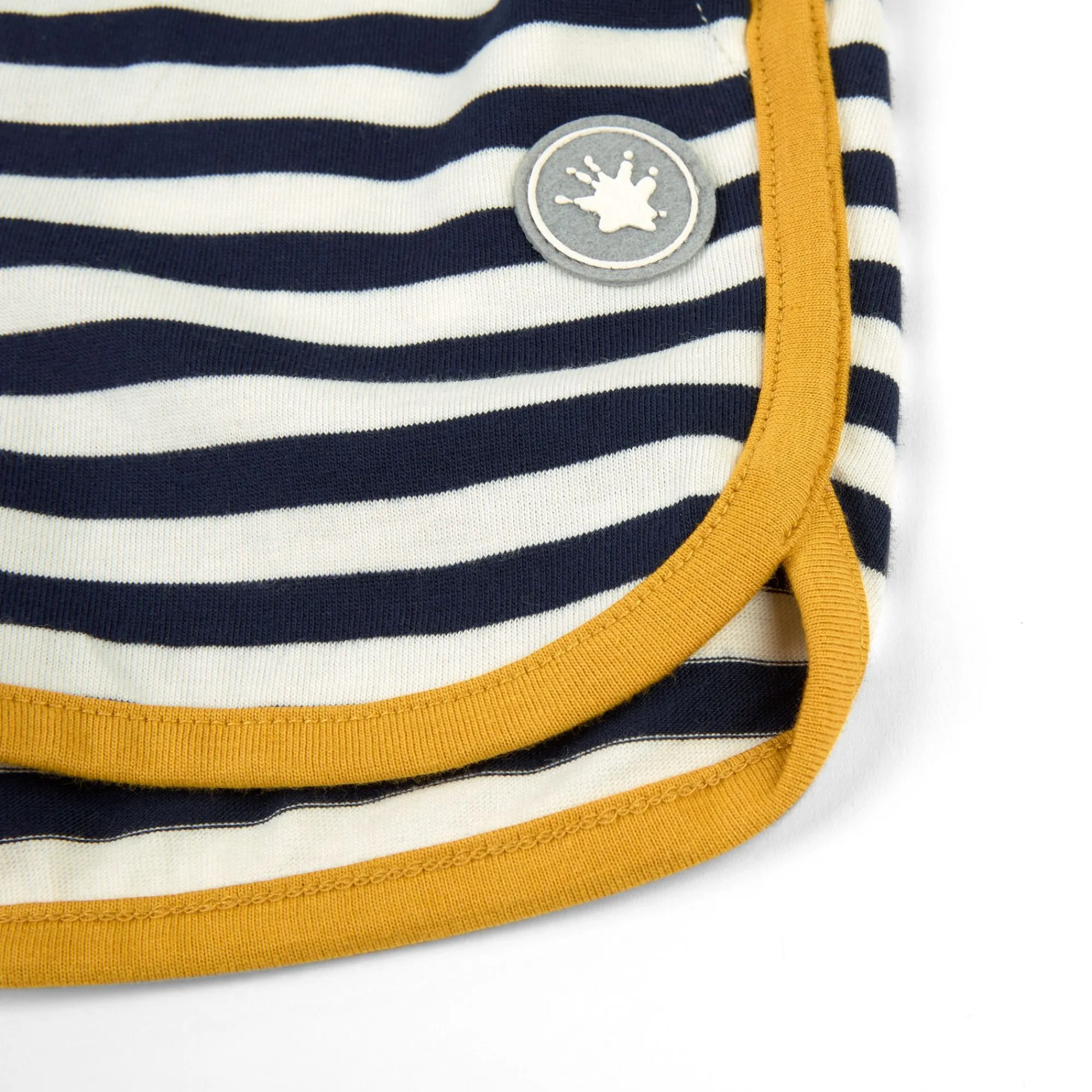 Sigikid Kollektion Tupfen Pony|Blau-Weis Geringelte Kinder Shorts