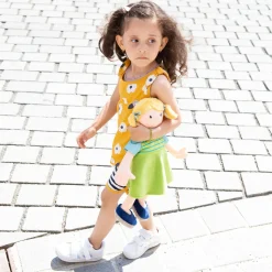 Sigikid Kollektion Tupfen Pony|Blau-Weis Geringelte Kinder Shorts
