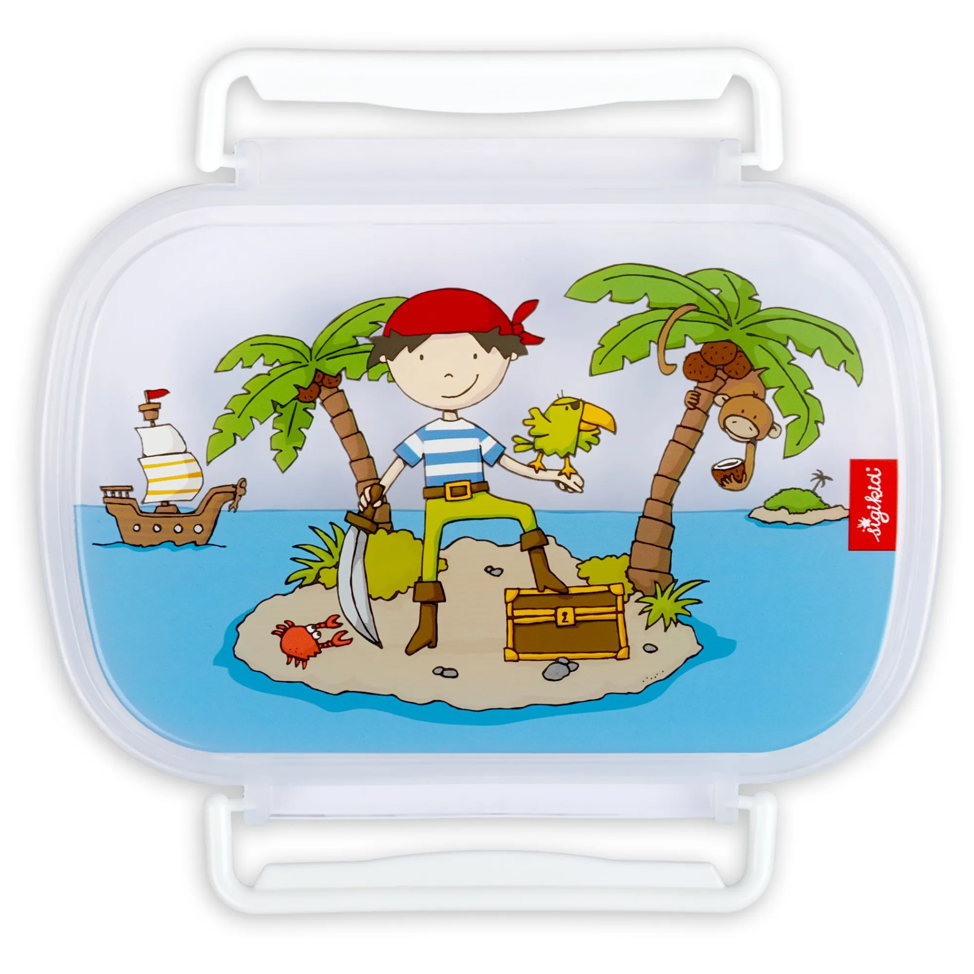 Sigikid Zubehor|Brotbox-Ersatzdeckel Sammy Samoa