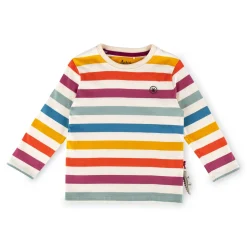 Sigikid Kollektion Happy Crocodile|Bunt Gestreiftes Kinder Langarmshirt