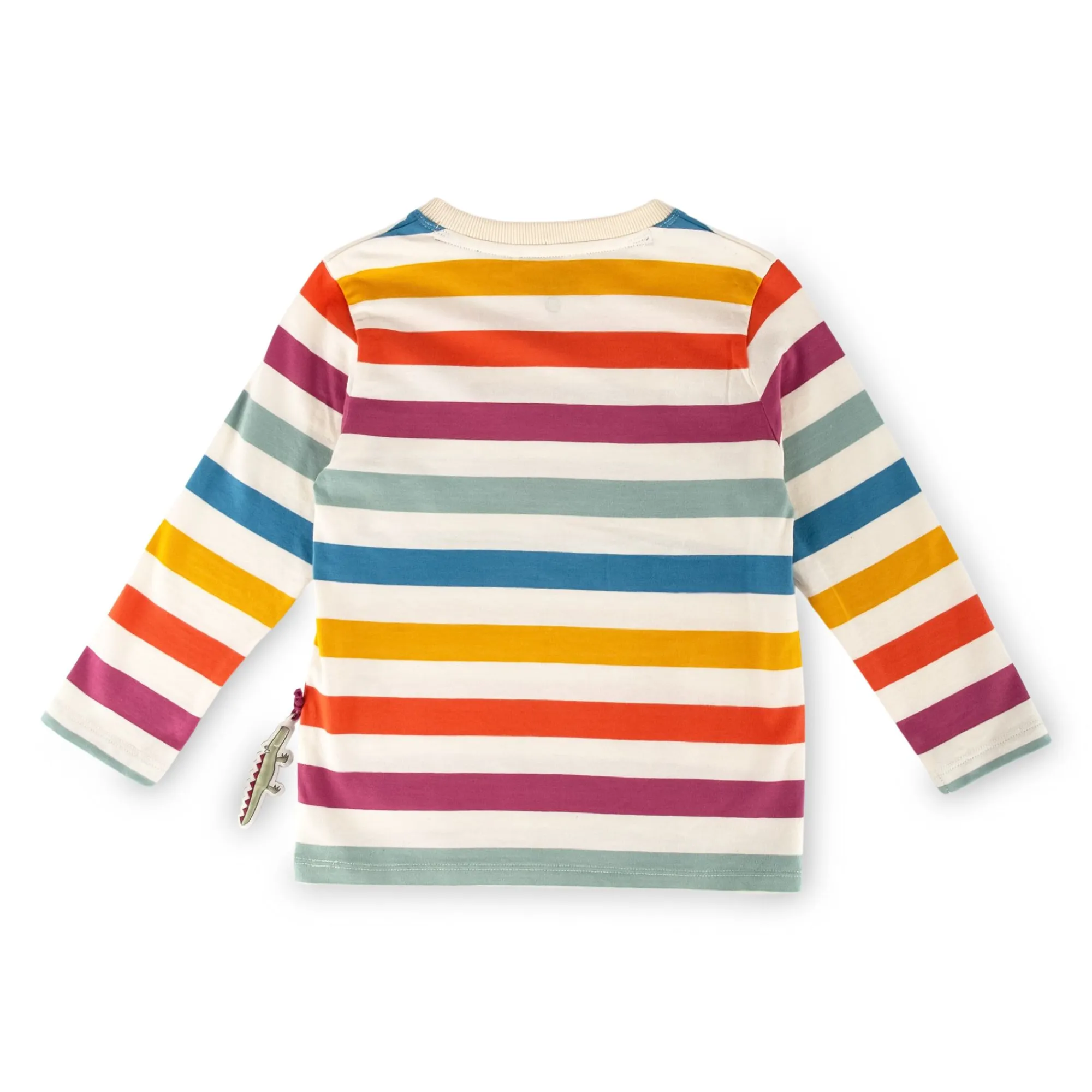 Sigikid Kollektion Happy Crocodile|Bunt Gestreiftes Kinder Langarmshirt