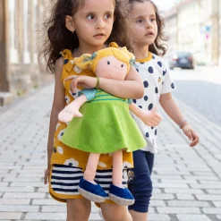 Sigikid Kollektion Tupfen Pony|Dunkelblaue Kinder Capri Leggings, Gerafft