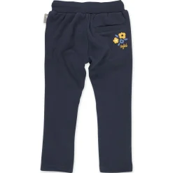 Sigikid Kollektion Tupfen Pony|Dunkelblaue Kinder Sweathose Blumchen